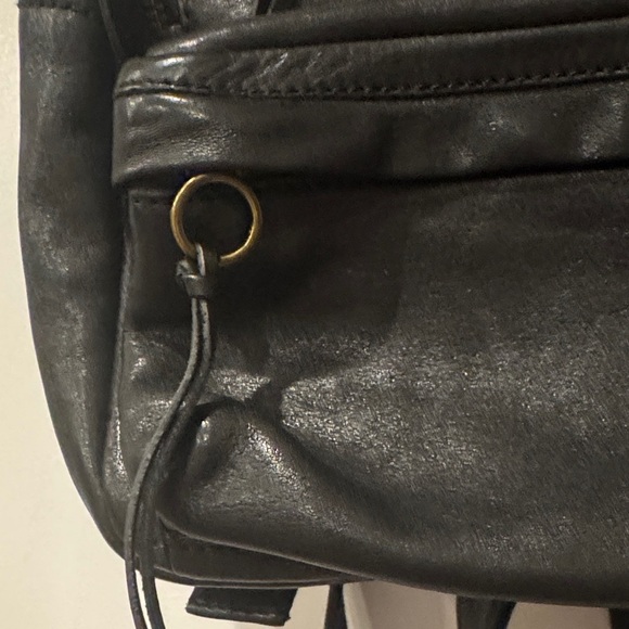 Madewell Lorimar  Black Leather Mini Backpack main image 8